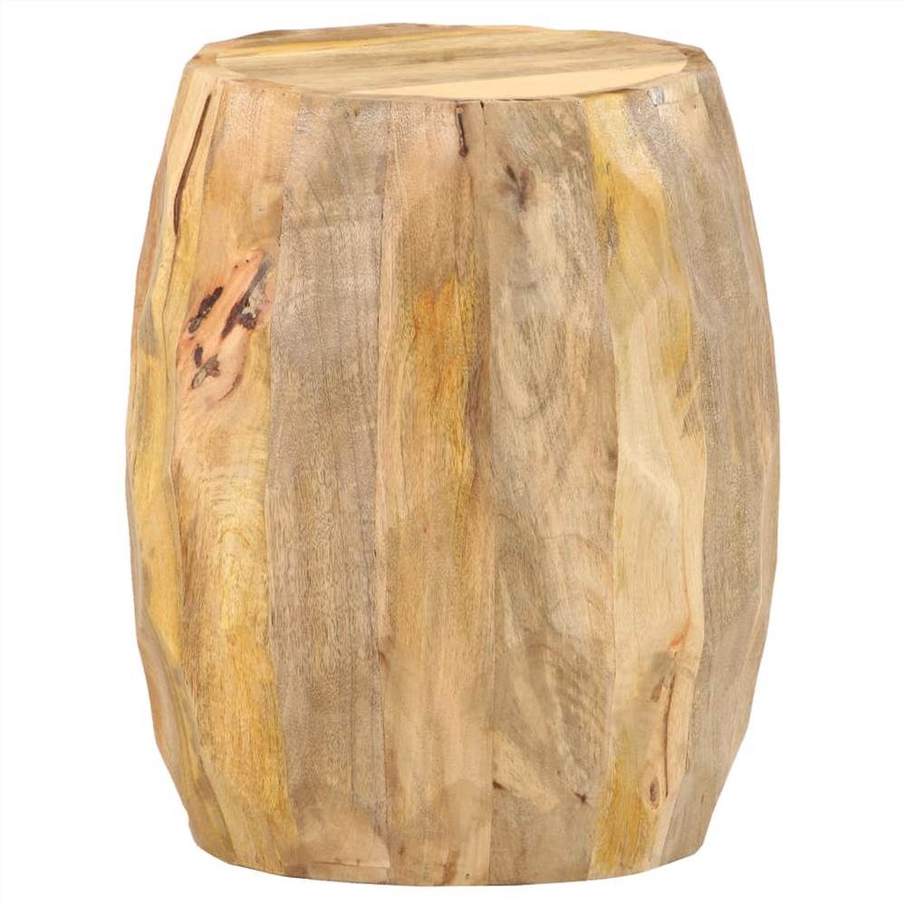 Drum Stool Solid Mango Wood