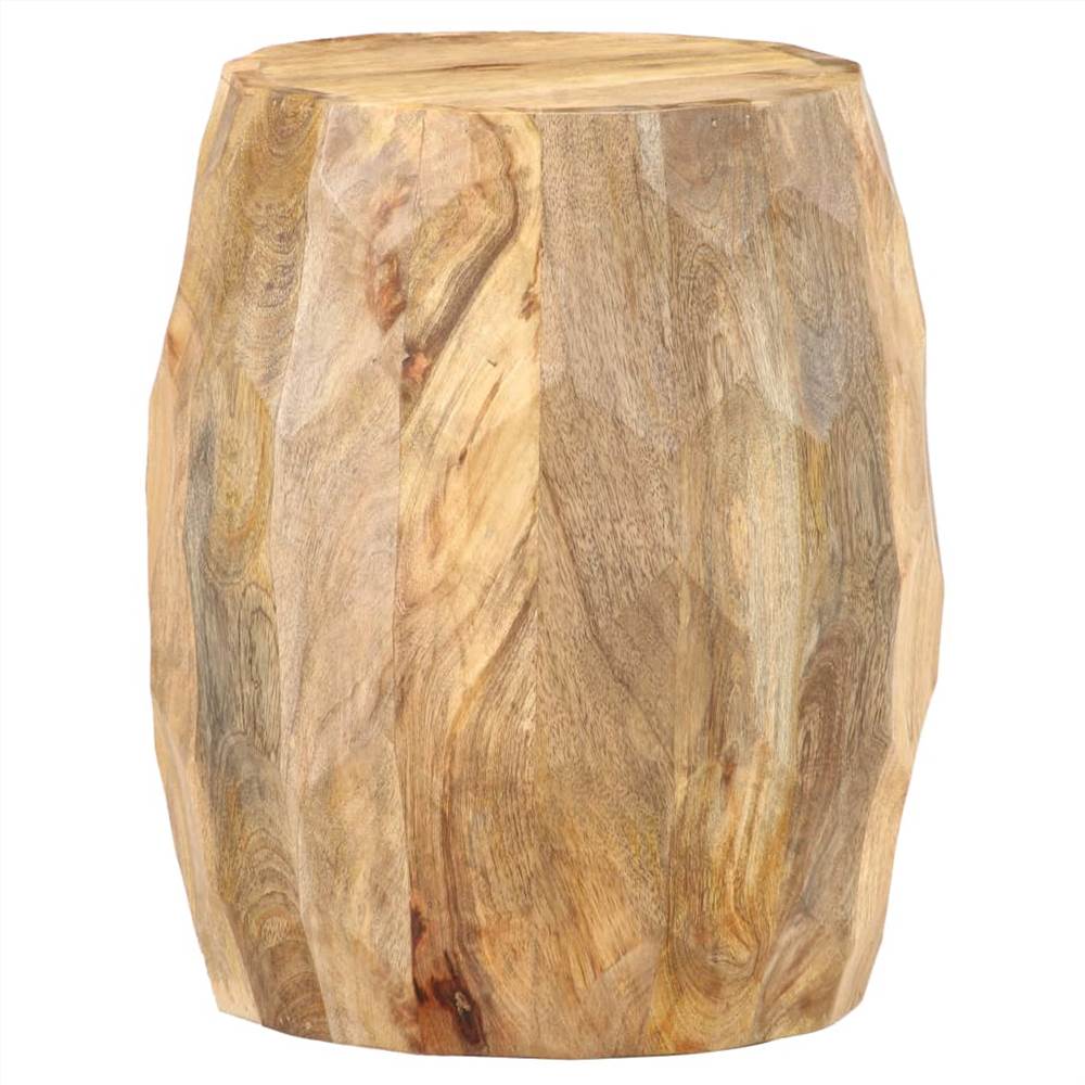 Drum Stool Solid Mango Wood