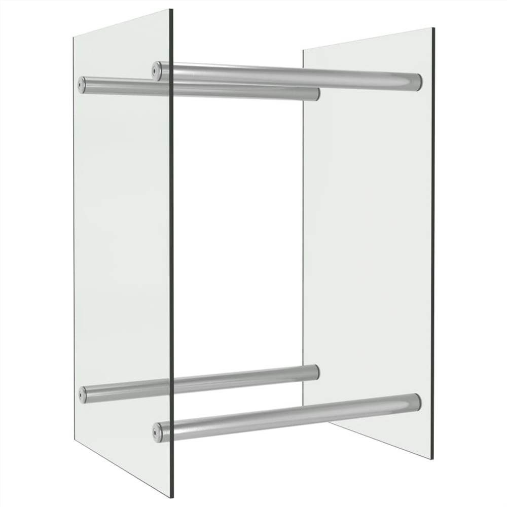 Firewood Rack Transparent 40x35x60 cm Glass