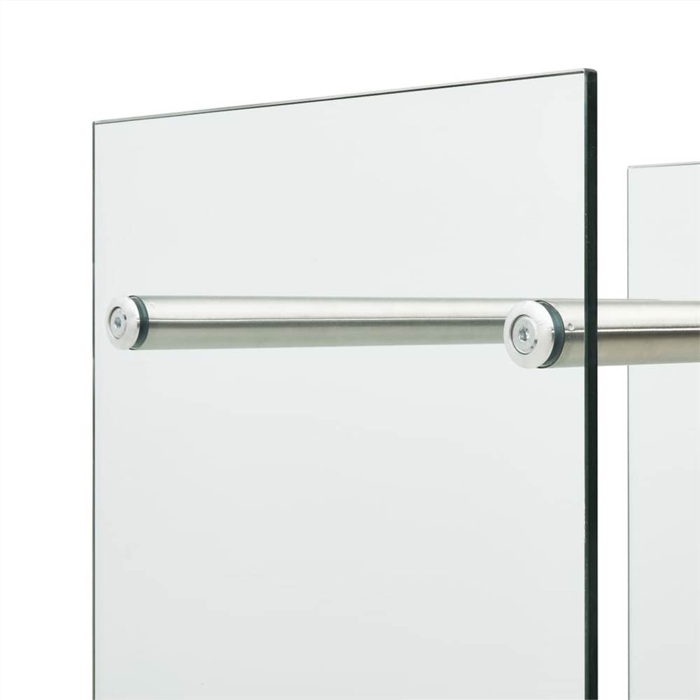 Firewood Rack Transparent 40x35x60 cm Glass