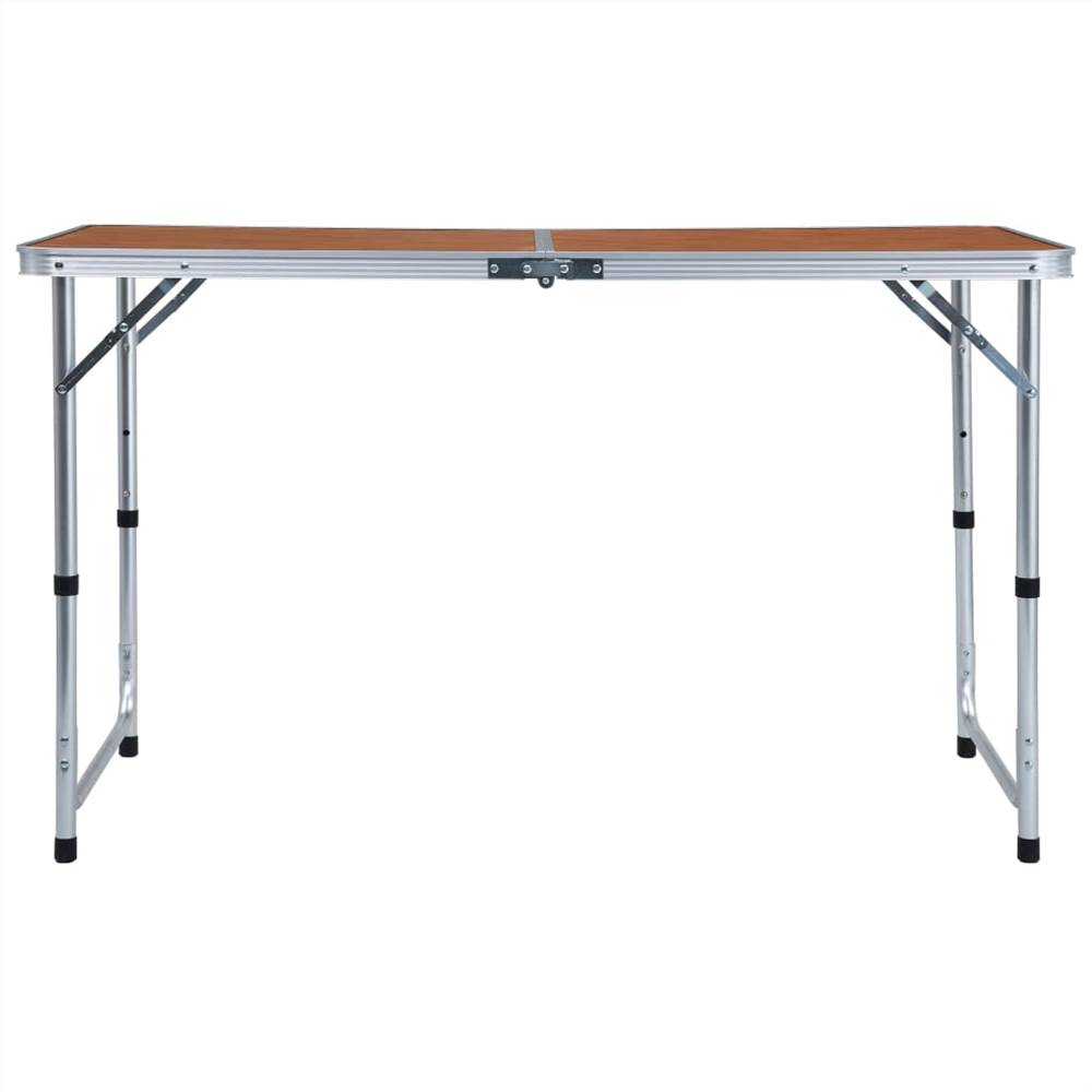 Foldable Camping Table Aluminium 120x60 cm 16 Foldable Camping Table Aluminium 120x60 cm