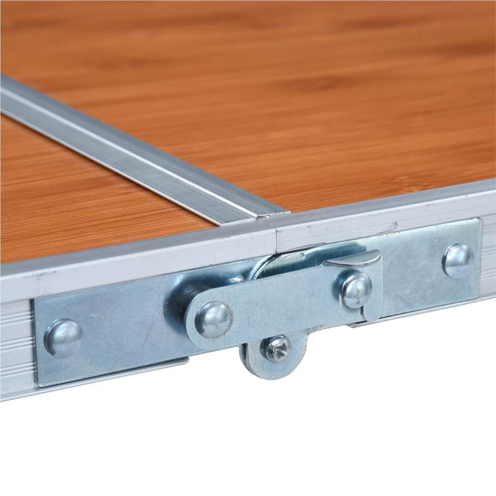 Foldable Camping Table Aluminium 120x60 cm 19 Foldable Camping Table Aluminium 120x60 cm