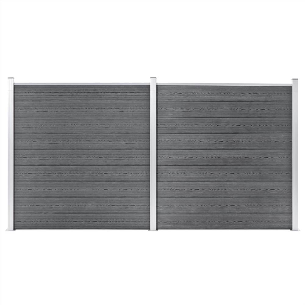 

Garden Fence WPC 353x186 cm Grey