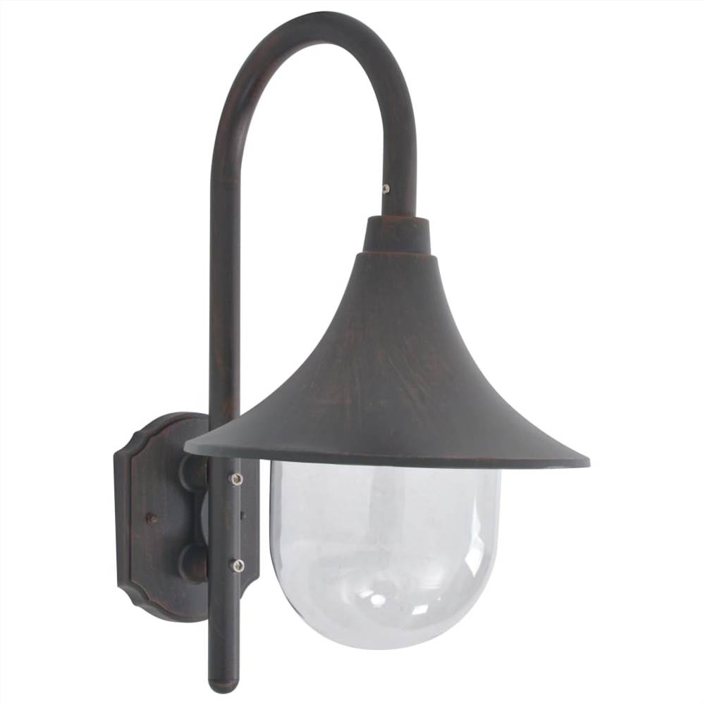 

Garden Wall Lamp E27 42 cm Aluminium Bronze