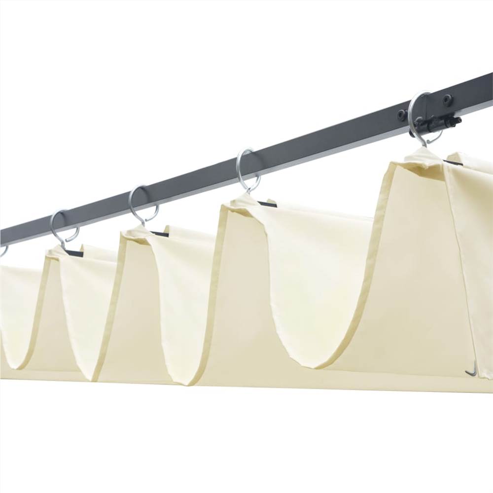 Gazebo With Roof Poly Rattan 300x300x200 Cm Brown And Cream 8 Gazebo with Roof Poly Rattan 300x300x200 cm Brown and Cream