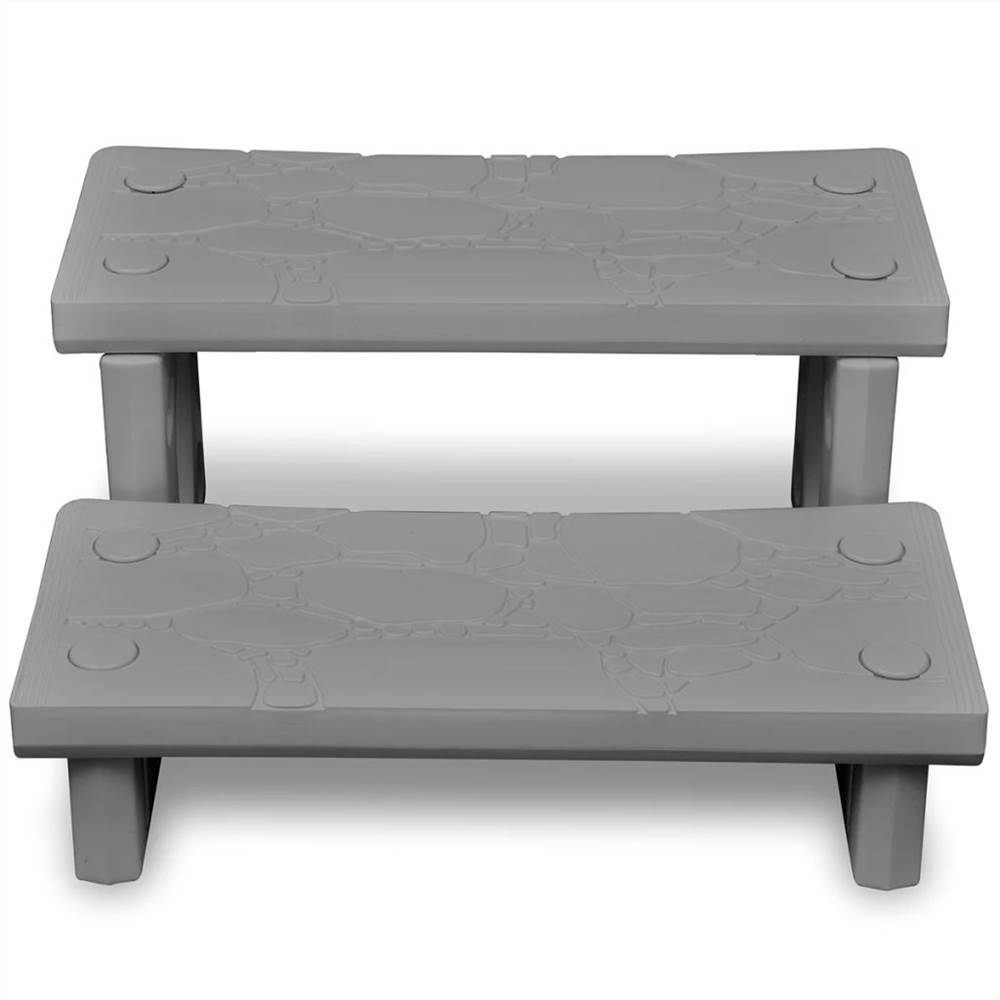 Grey Spa Steps