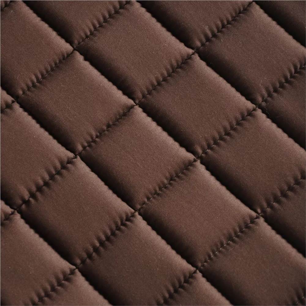 Horse Riding Saddle Set 16" Real Leather Brown 14 cm 5-in-1