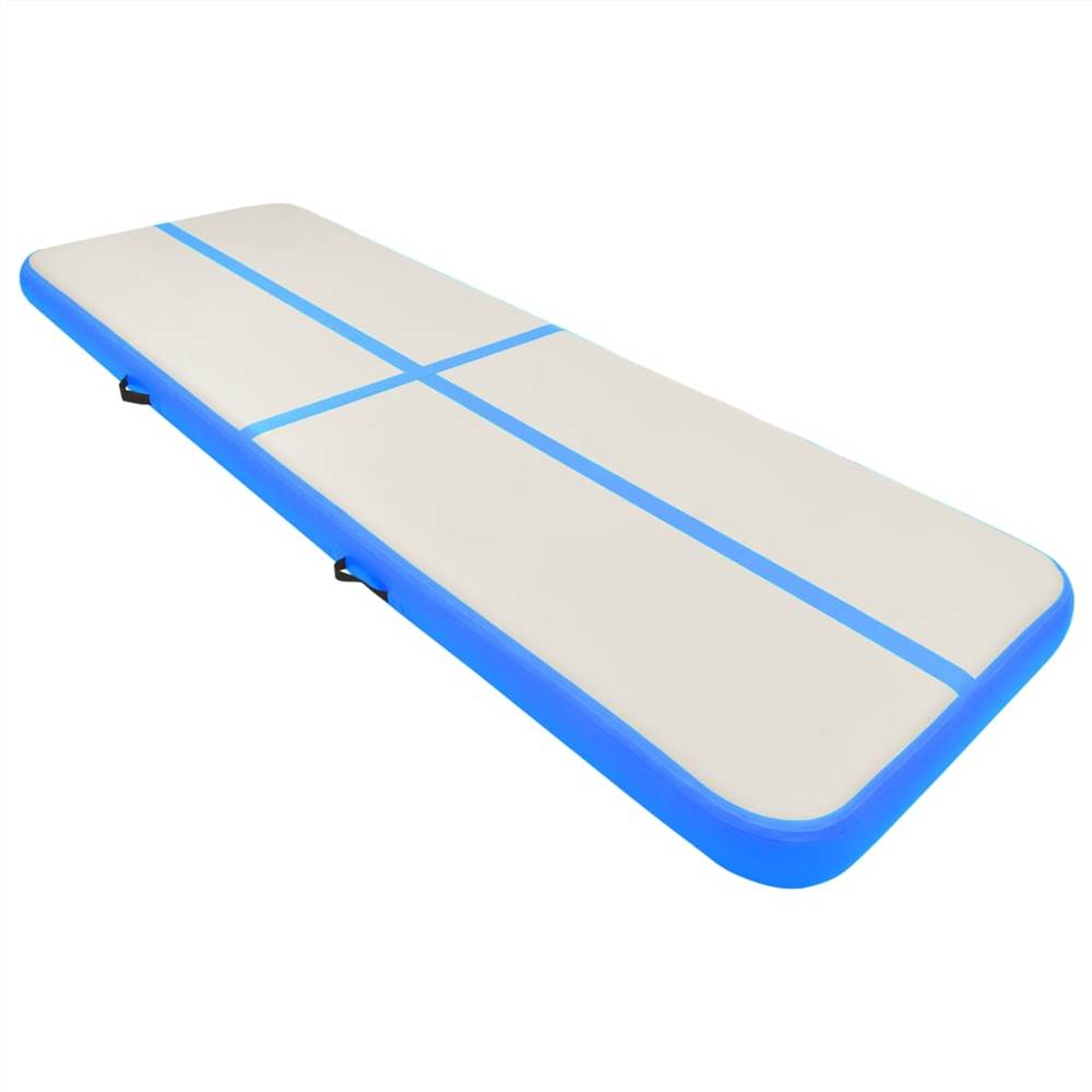 

Inflatable Gymnastics Mat with Pump 300x100x20 cm PVC Blue