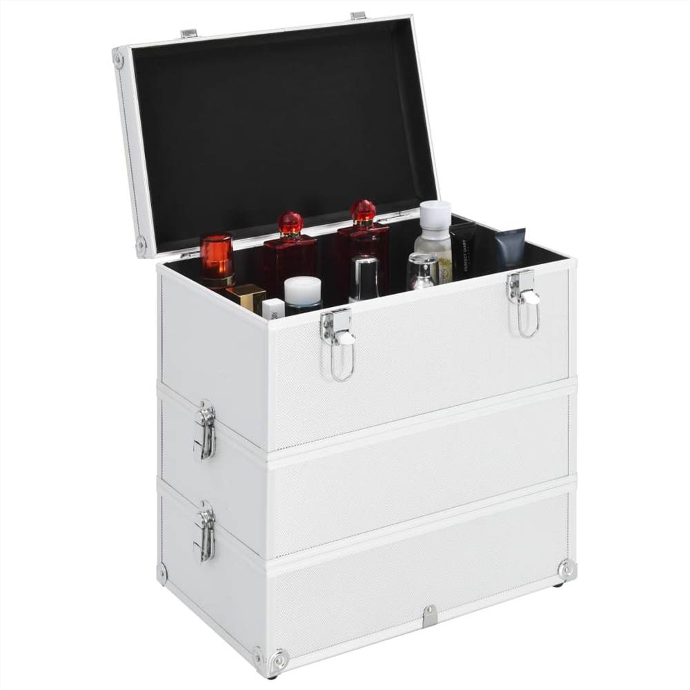 Make-up Case 37x24x40 cm Silver Aluminium 15 Make-up Case 37x24x40 cm Silver Aluminium