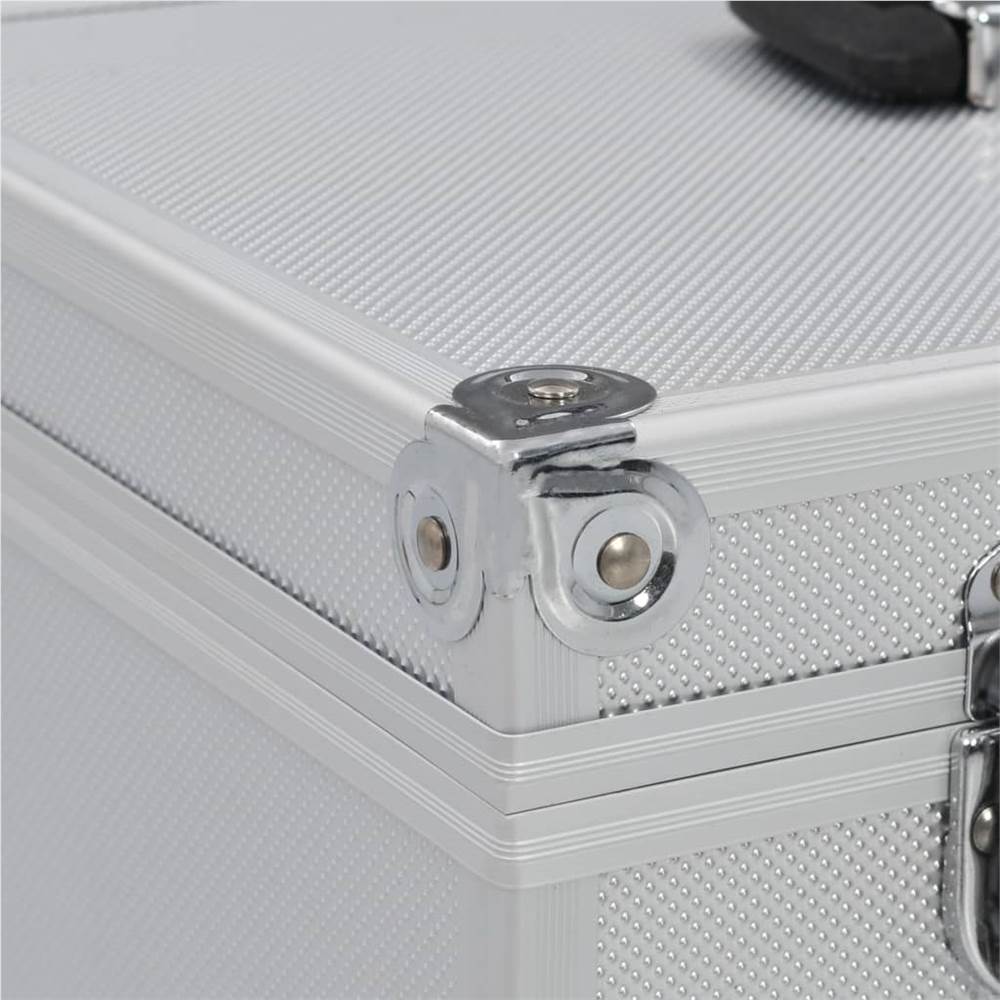 Make-up Case 37x24x40 cm Silver Aluminium 16 Make-up Case 37x24x40 cm Silver Aluminium