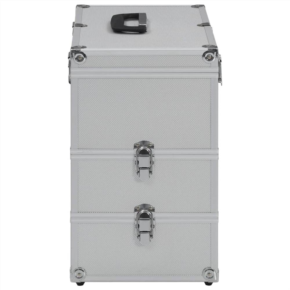 Make-up Case 37x24x40 cm Silver Aluminium 19 Make-up Case 37x24x40 cm Silver Aluminium