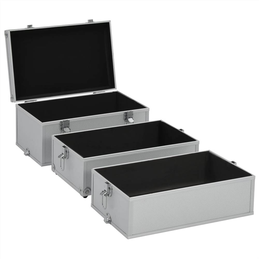 Make-up Case 37x24x40 cm Silver Aluminium 20 Make-up Case 37x24x40 cm Silver Aluminium