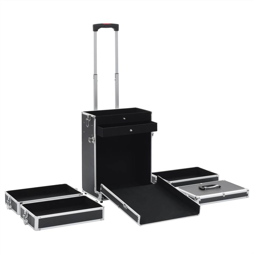 Make-up Trolley Aluminium Black