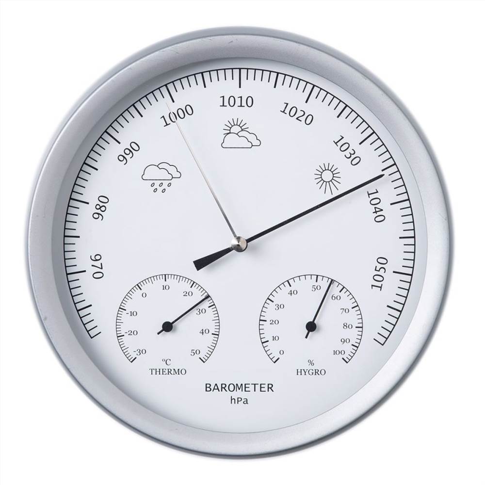 Nature 3-in-1 Barometer with Thermometer and Hygrometer 20 cm 6080081