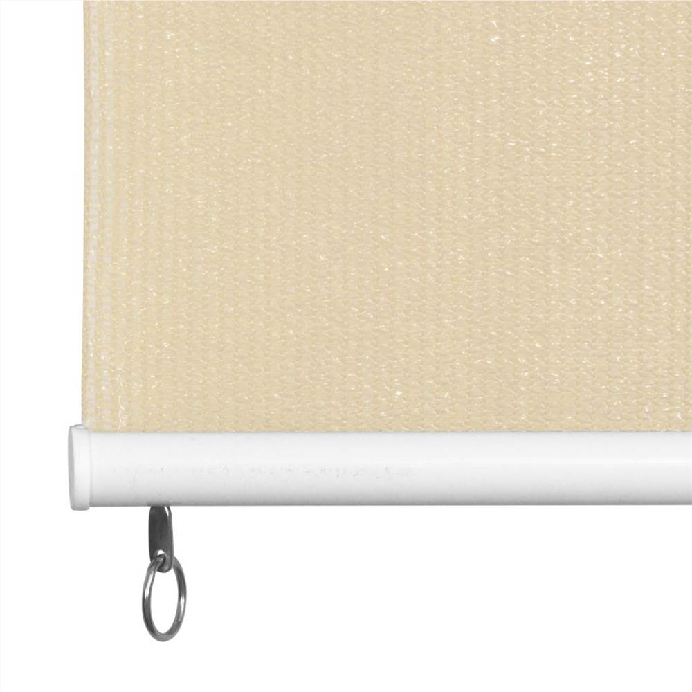 Outdoor Roller Blind 240x140 cm Cream