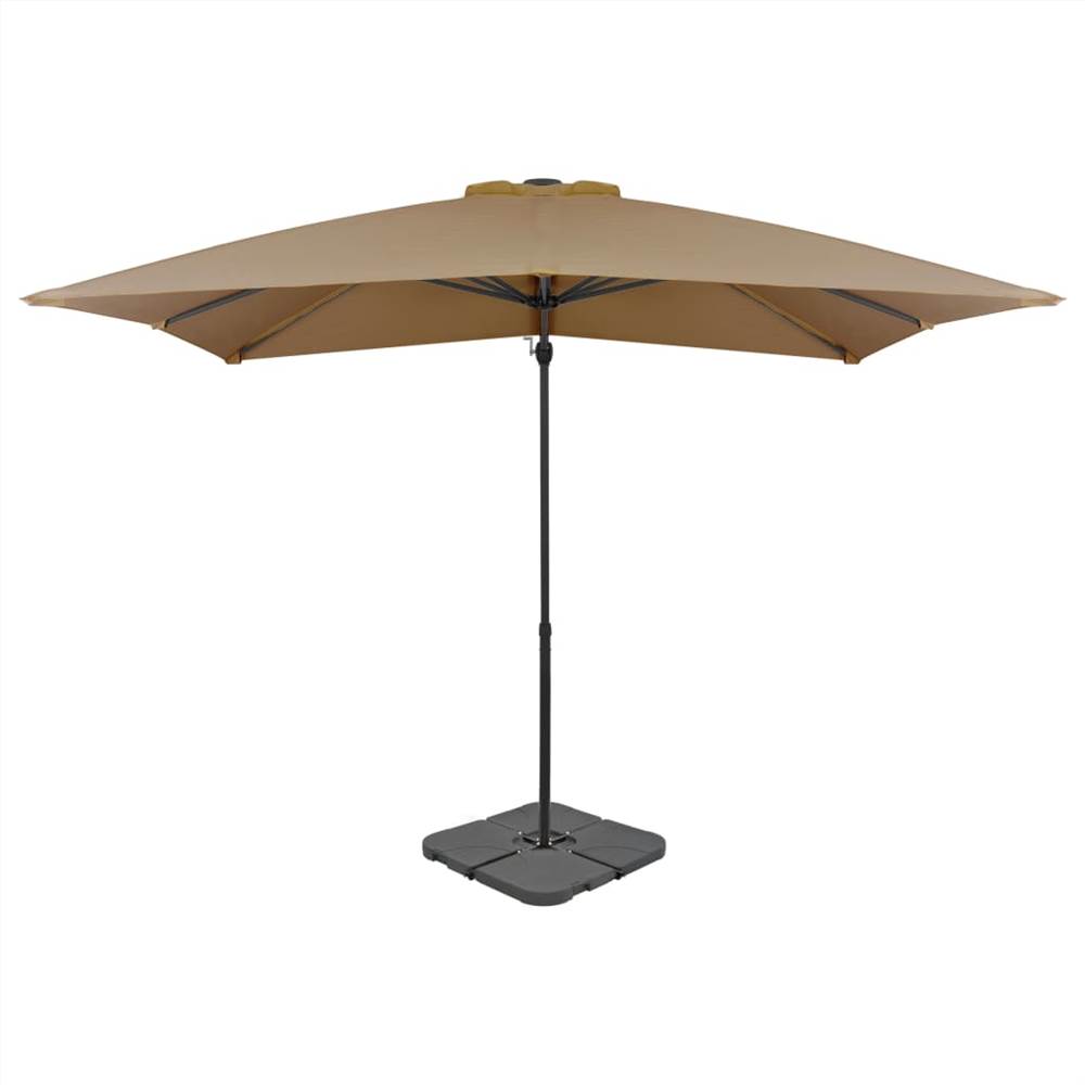 

Outdoor Umbrella with Portable Base Taupe