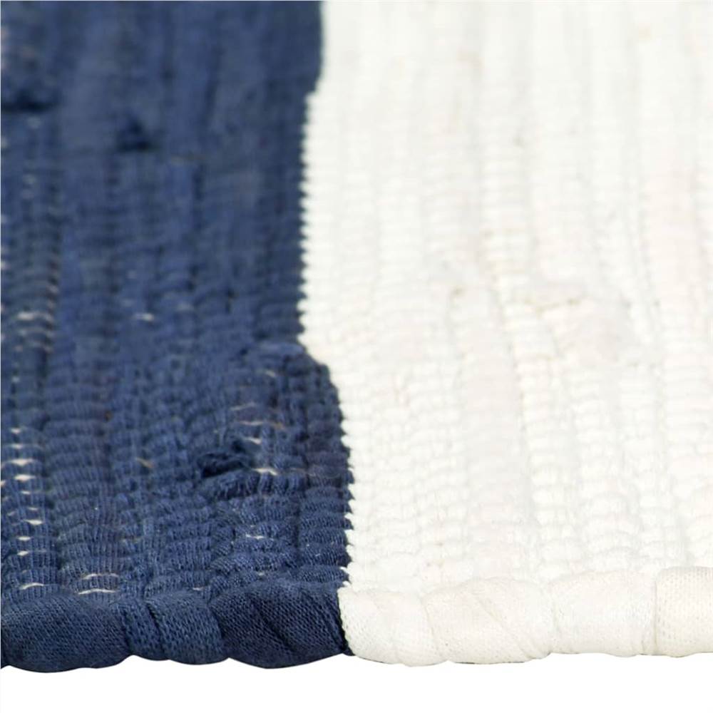 Placemats 4 pcs Chindi Stripe Blue and White 30x45 cm