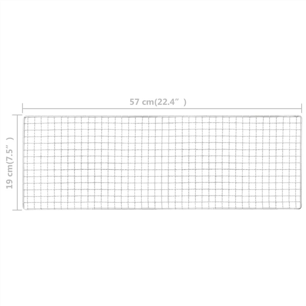 Portable Camping BBQ Grill Steel 60x22,5x33 cm