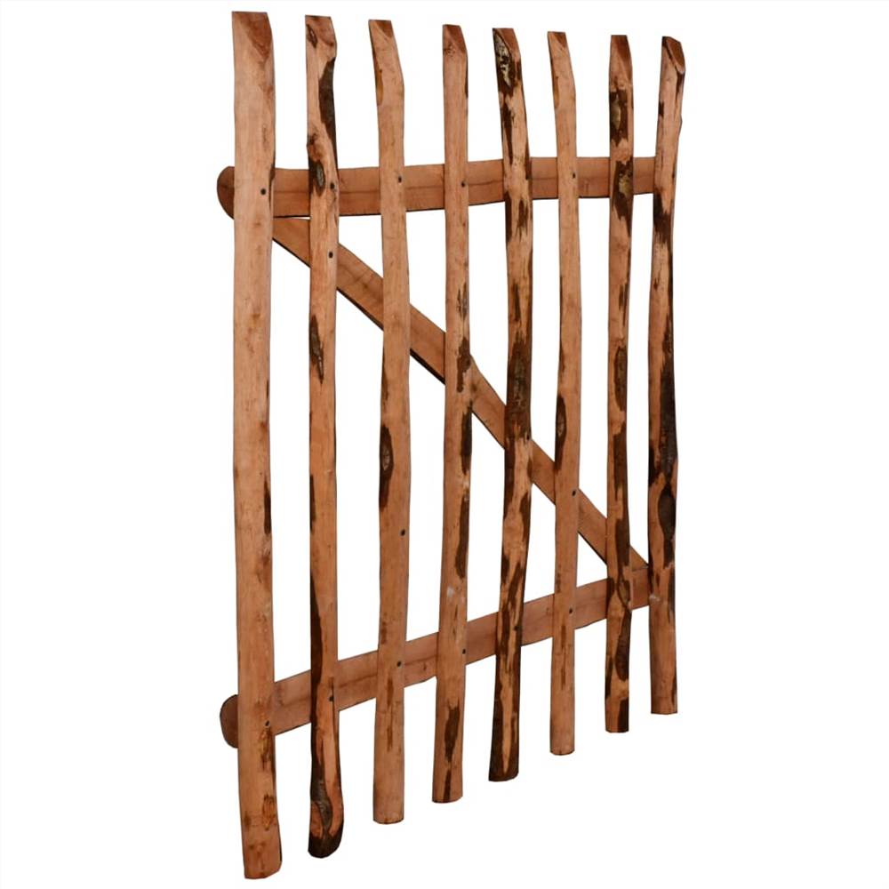 Single Fence Gate Impregnated Hazel Wood 100x120 cm
