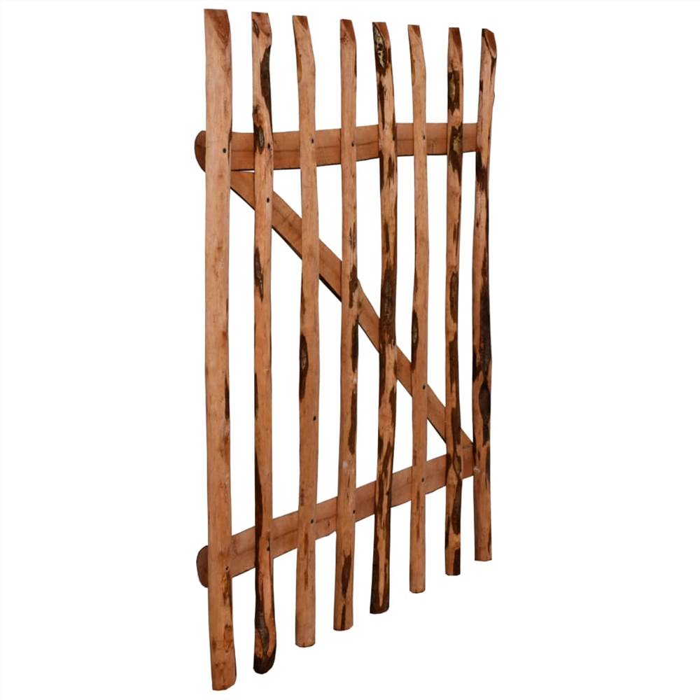 Single Fence Gate Impregnated Hazel Wood 100x150 cm