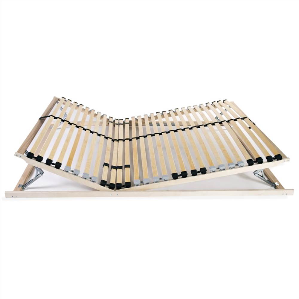 Slatted Bed Base with 28 Slats 7 Zones 140x200 cm