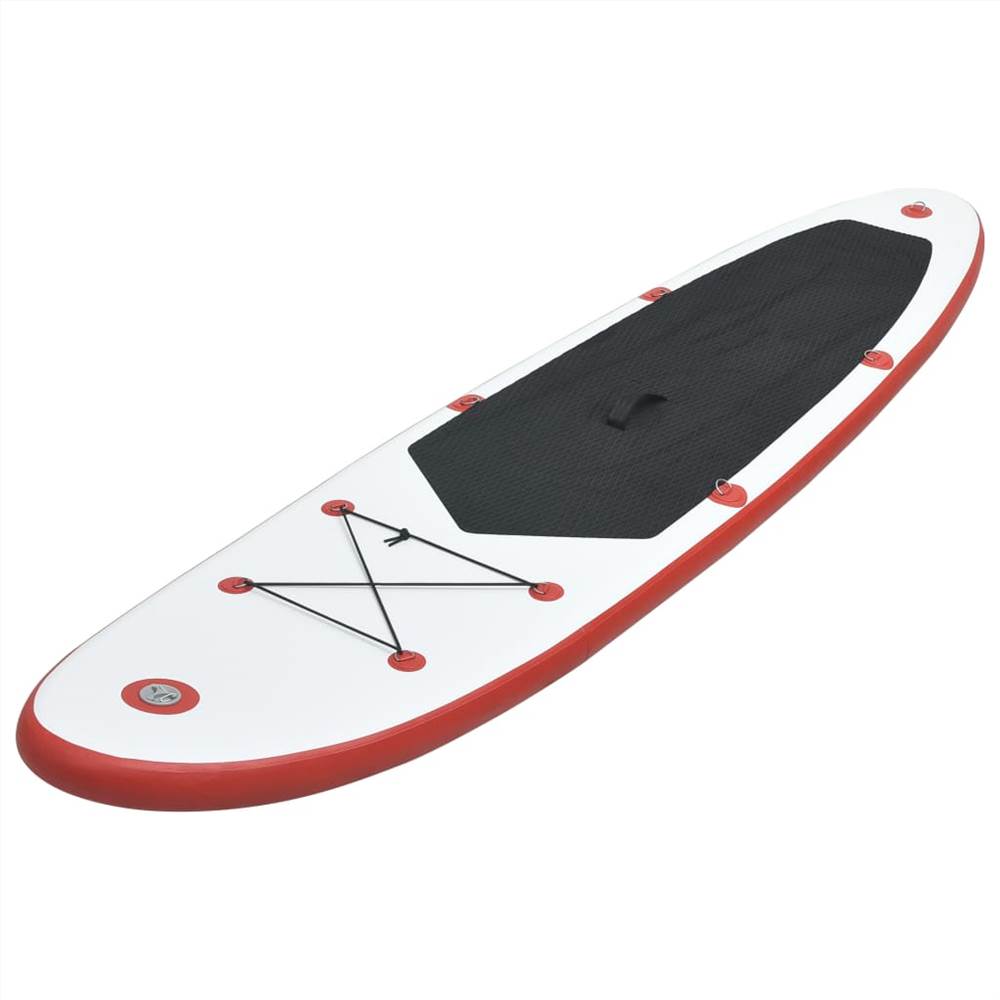 Stand Up Paddle Board Set SUP Surfboard Inflatable Red and White 15 Stand Up Paddle Board Set SUP Surfboard Inflatable Red and White