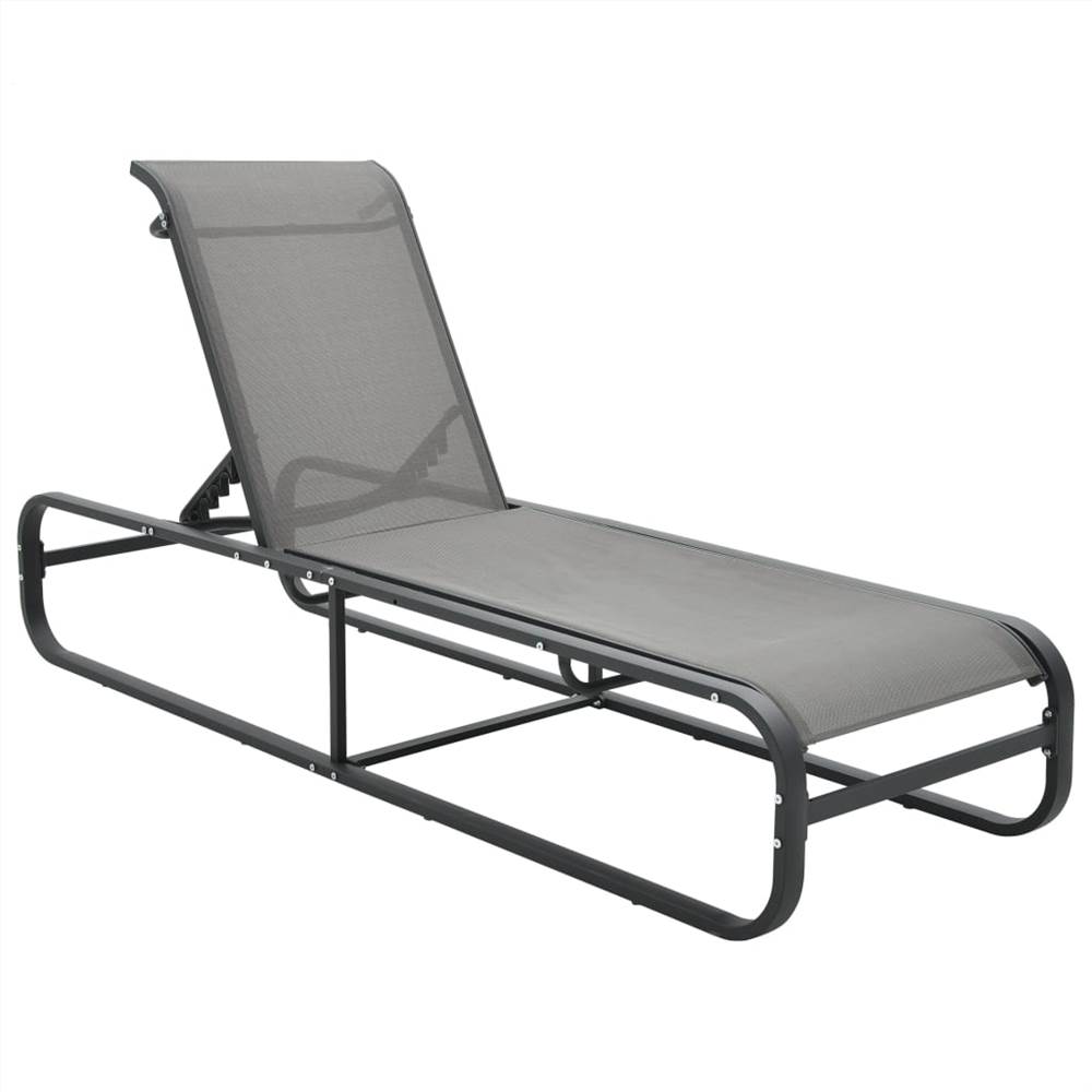 

Sun Lounger Aluminium and Textilene