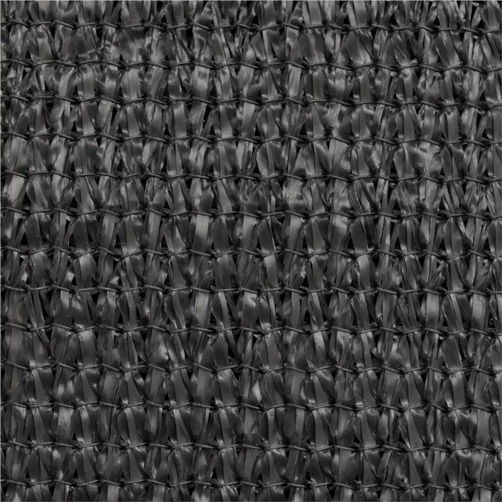 Sunshade Sail HDPE Square 3.6x3.6 m Anthracite