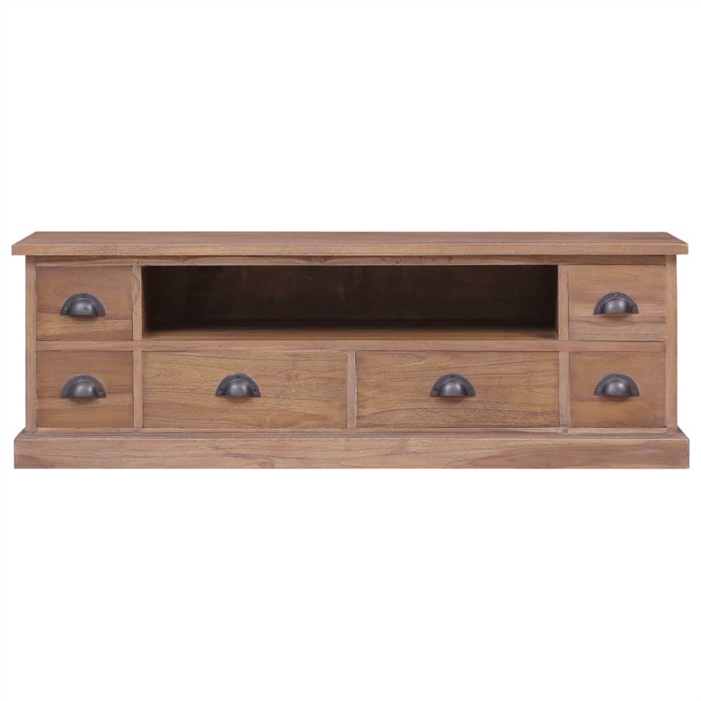TV Cabinet 120x30x40 cm Solid Teak Wood