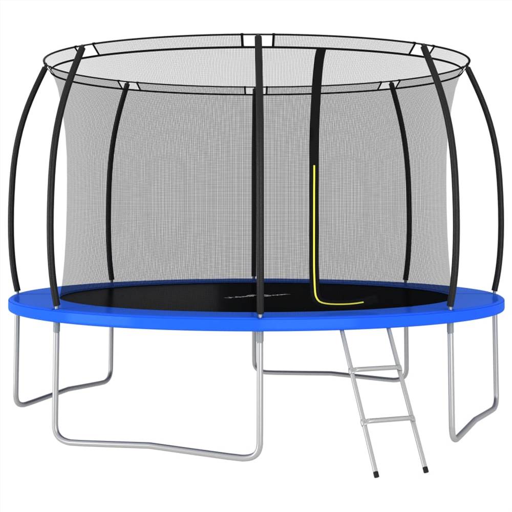 Set trampolino rotondo 366x80 cm 150 kg