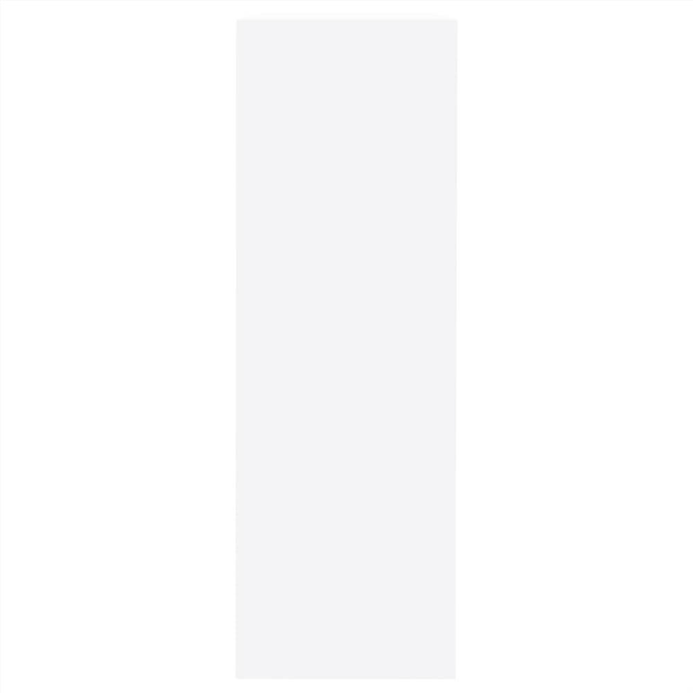 Wall Cube Shelves 3 pcs White MDF