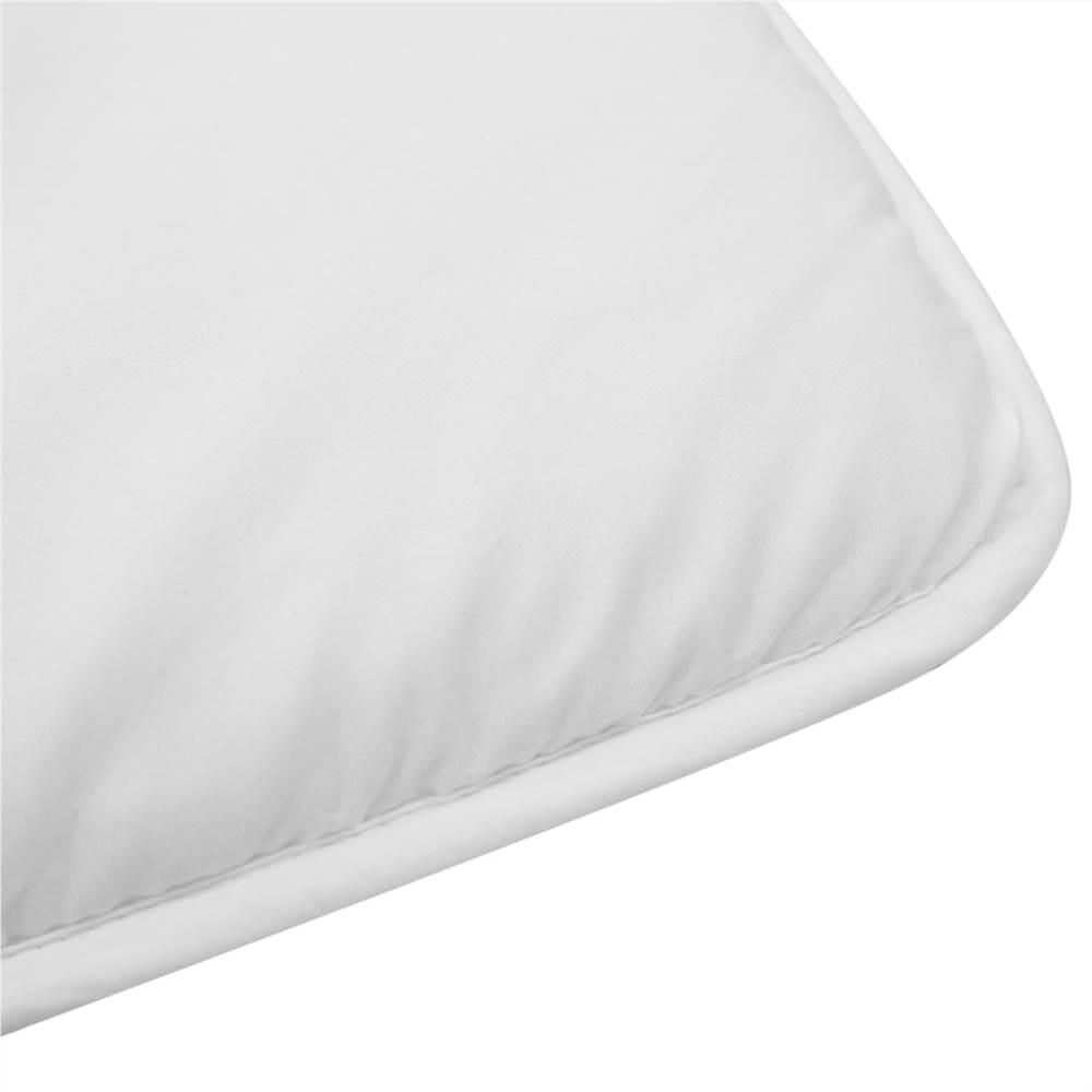 2 Piece Kids Summer Duvet Set White 100x135 cm/40x60 cm