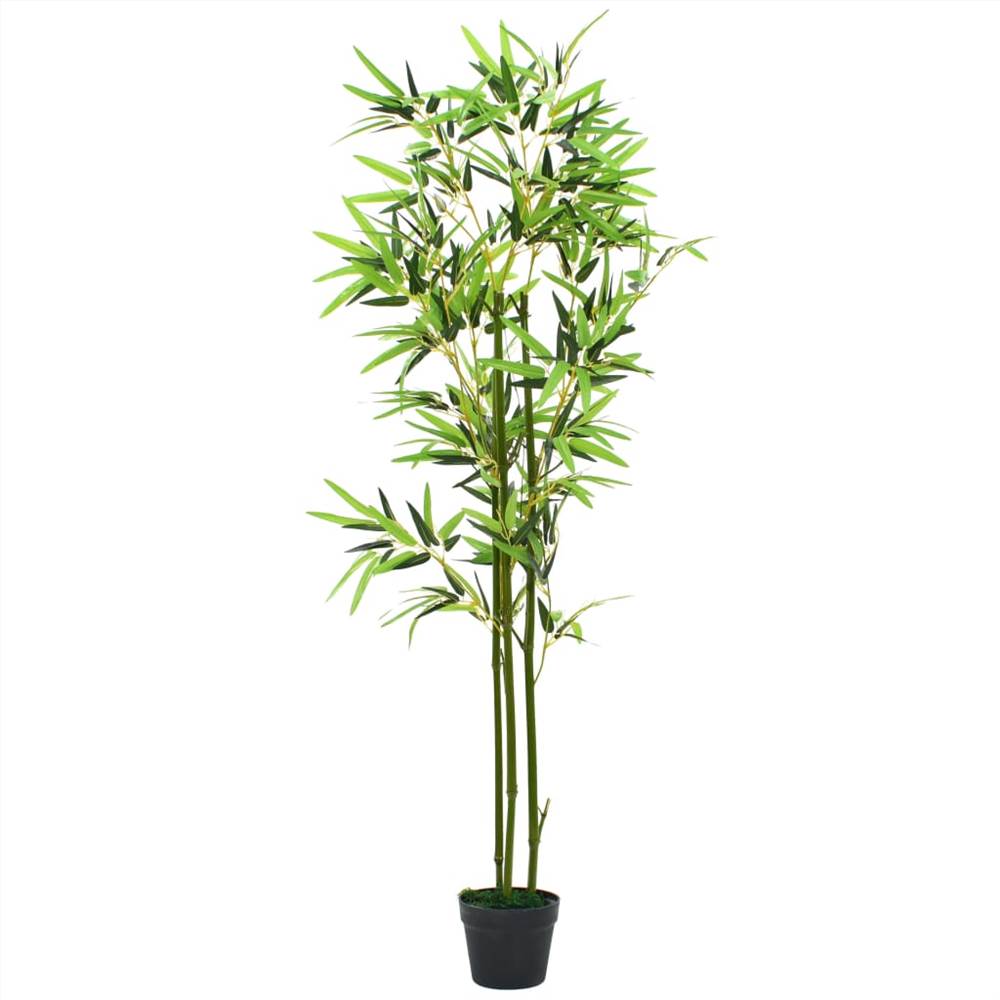 Kunst Bamboe Plant met Pot 150 cm Groen