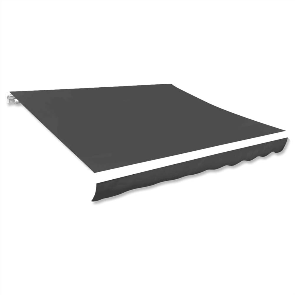 Awning Top Sunshade Canvas Anthracite 450x300 cm