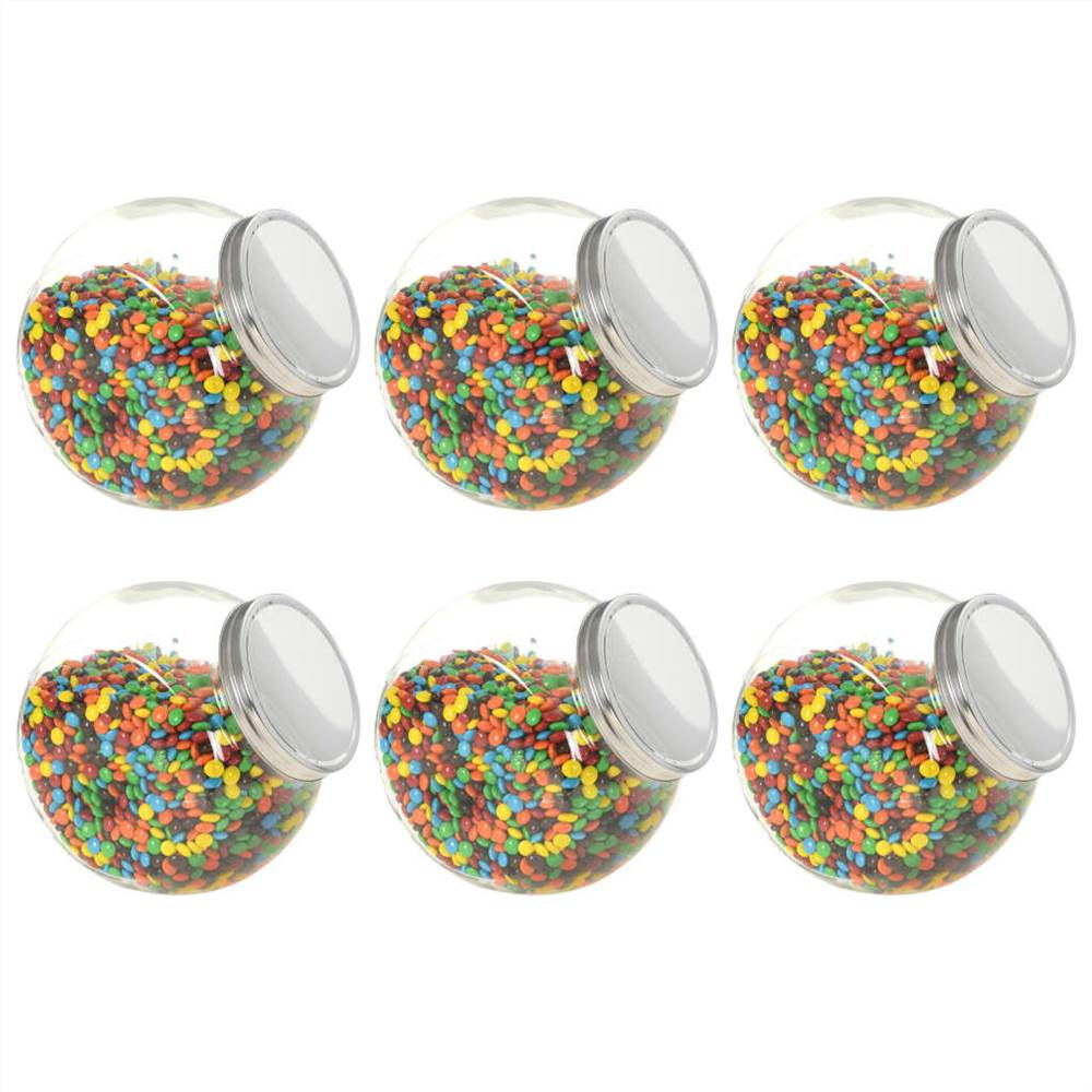 

Candy Jars 6 pcs 10.5x12x17 cm 2200 ml