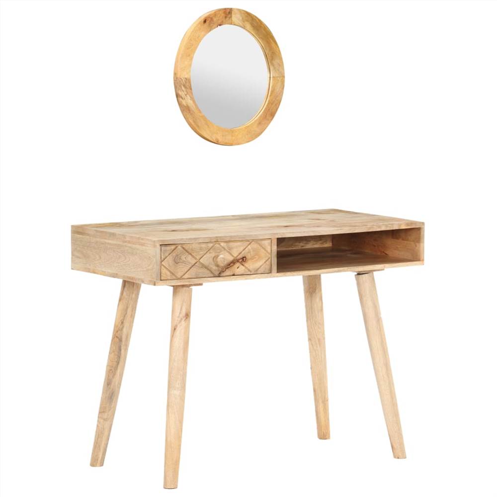 Dressing Table 100x50x76 cm Solid Mango Wood