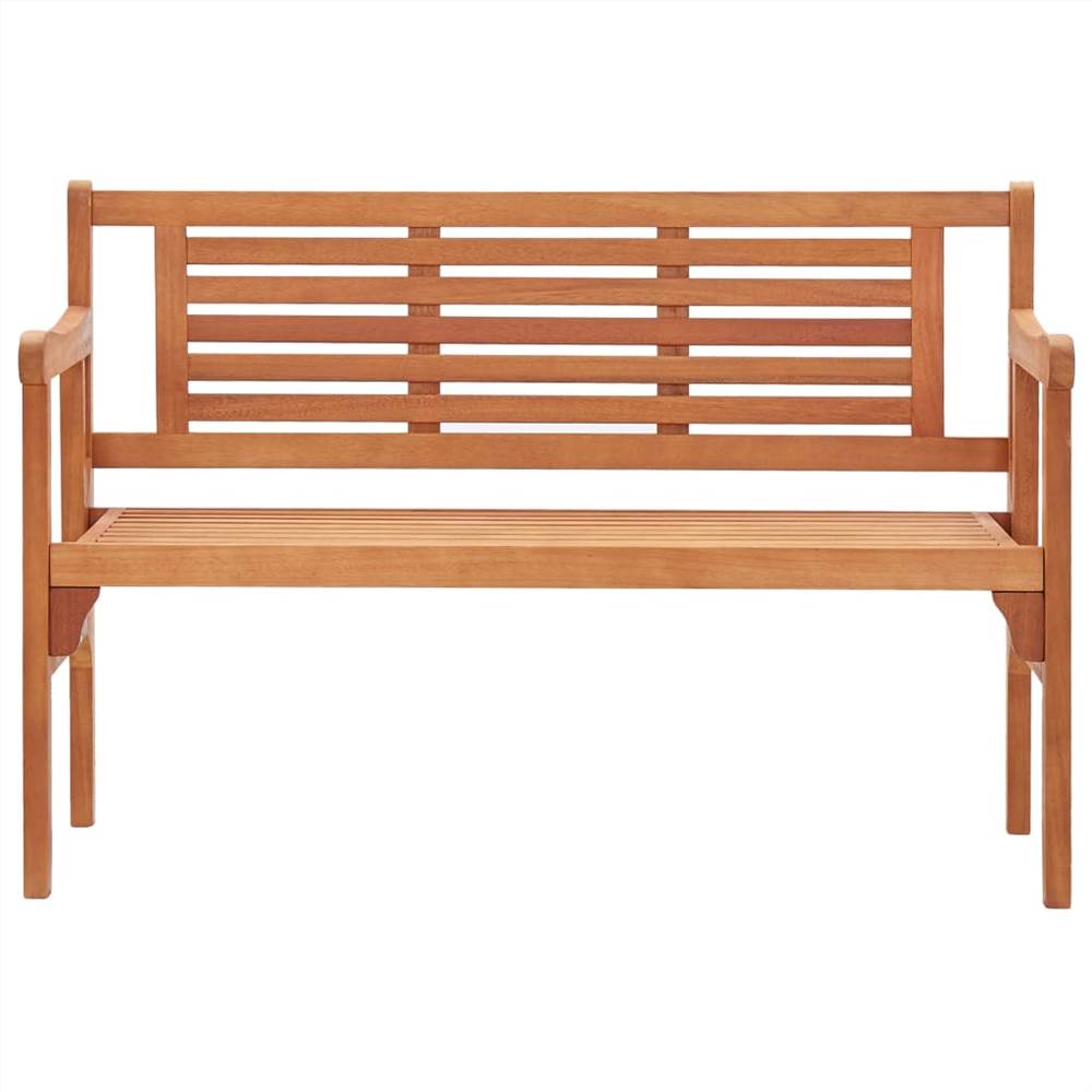 Foldable Garden Bench 120 cm Solid Eucalyptus Wood