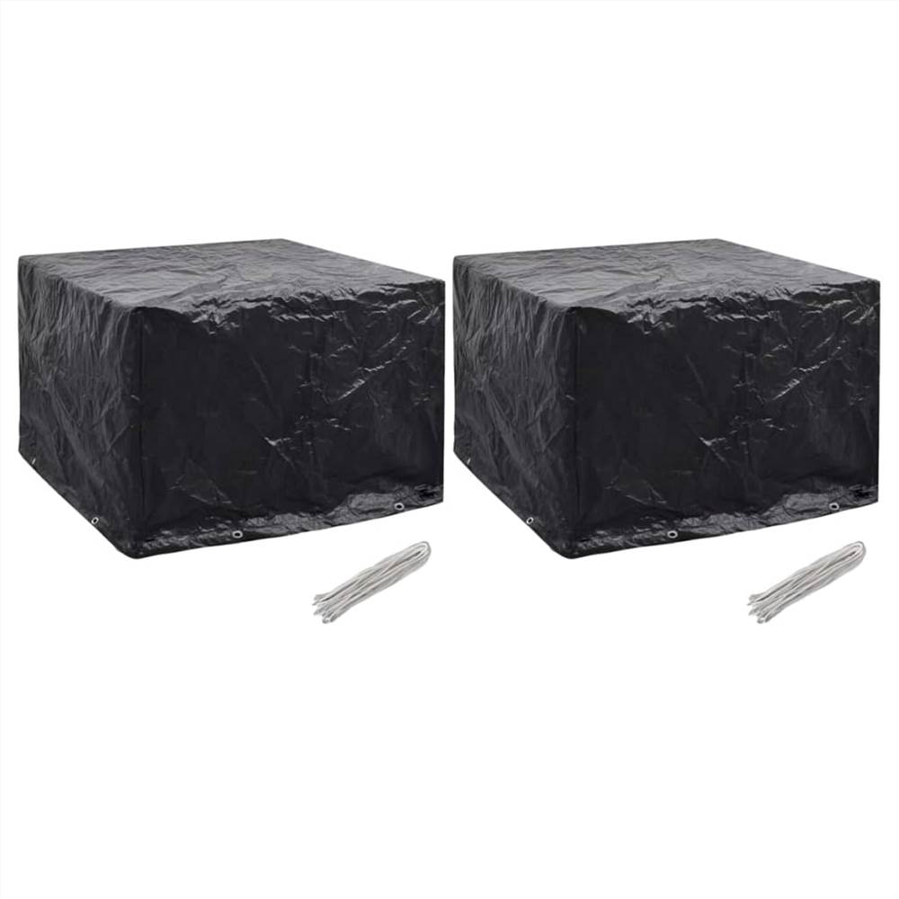 

Garden Furniture Covers 2 pcs 8 Eyelets 122x112x98 cm