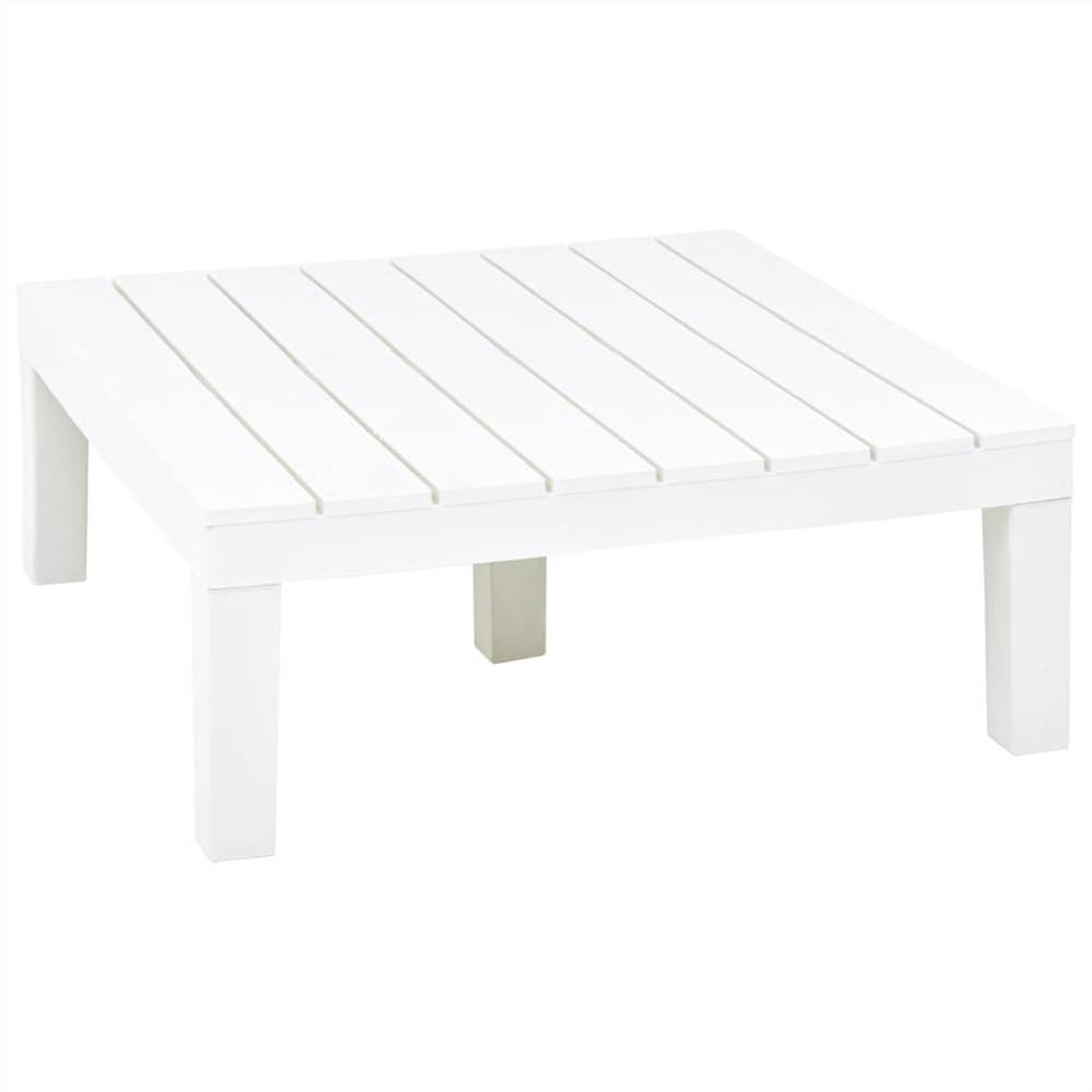 

Garden Table White 78x78x31 cm Plastic