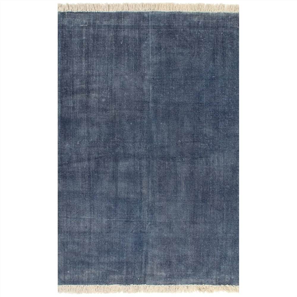 

Kilim Rug Cotton 120x180 cm Blue