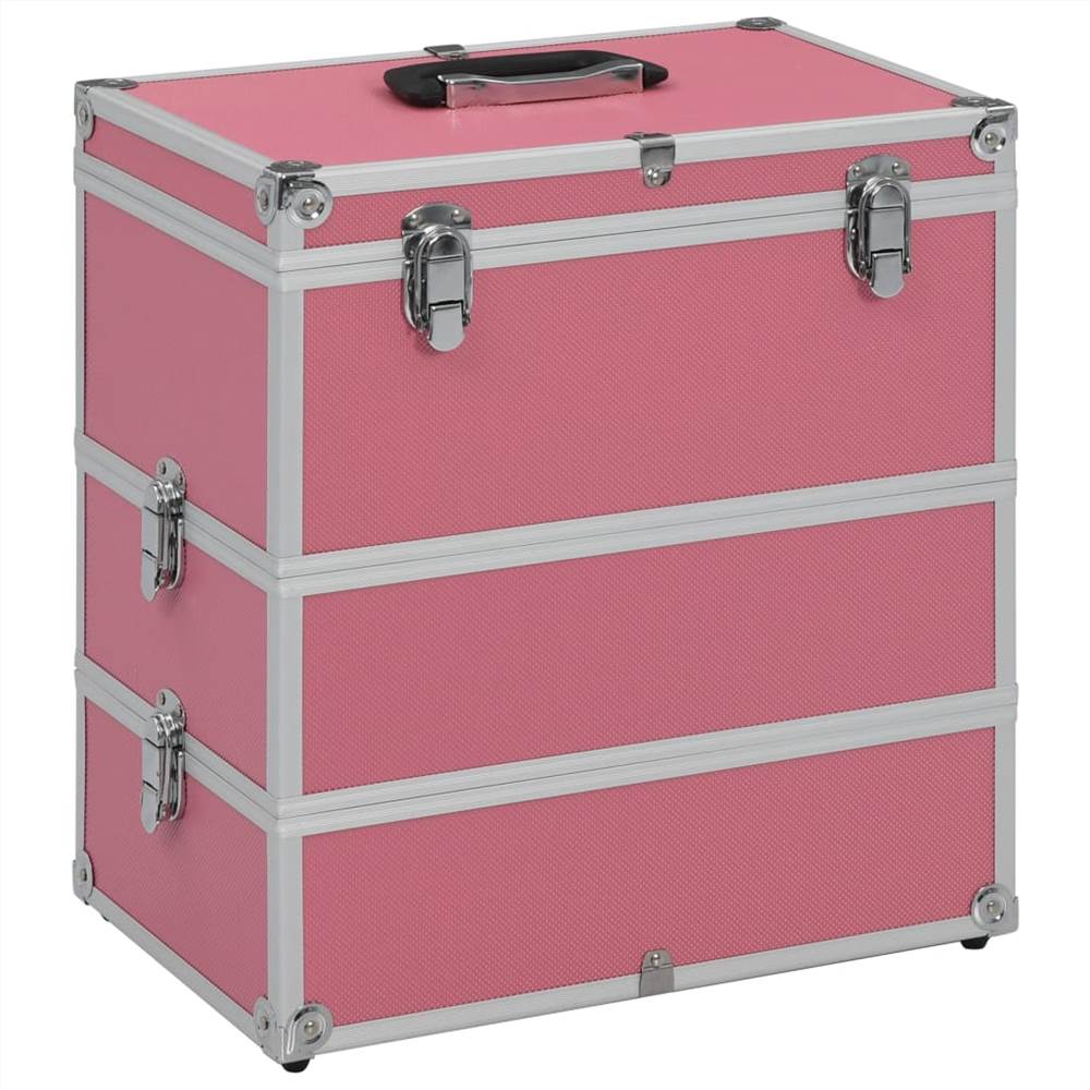 Макияж 37x24x40 cm Pink Aluminium