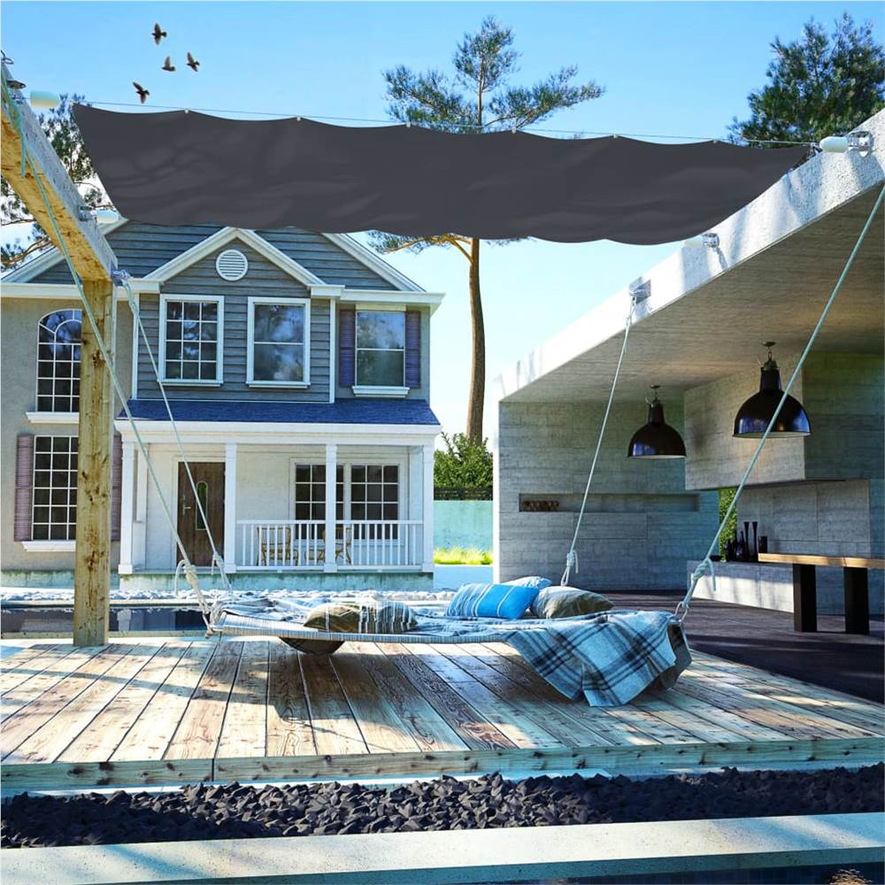 

Patio Awning Oxford Fabric 140x420 cm Grey