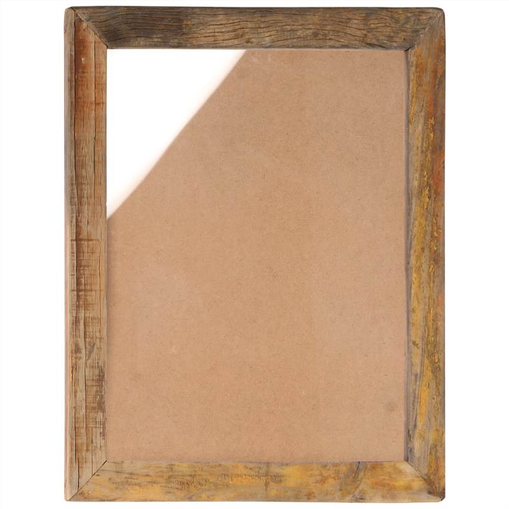 Photo Frames 2 pcs 50x60 cm Solid Reclaimed Wood and Glass
