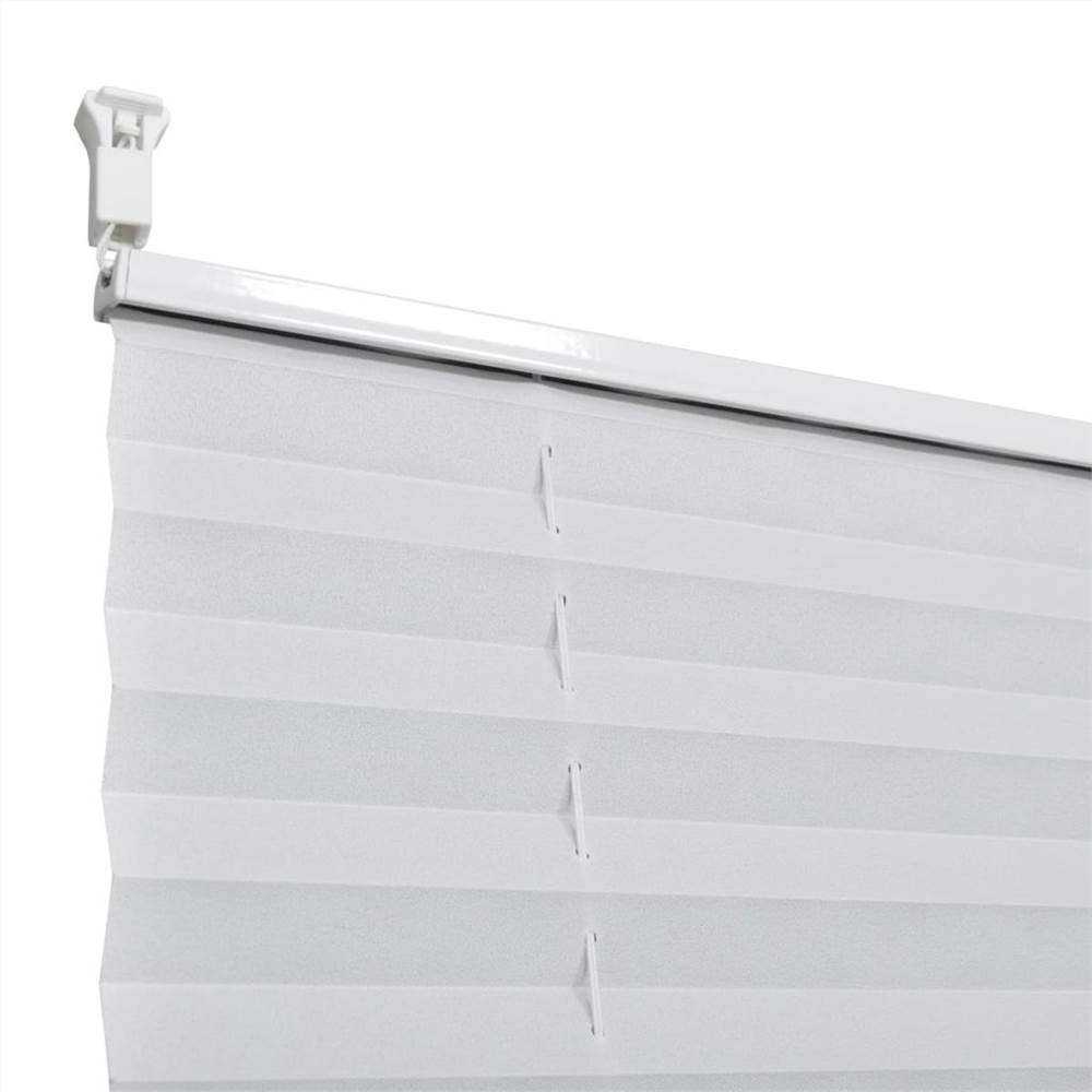 Plisse Blind 60x100cm White Pleated Blind