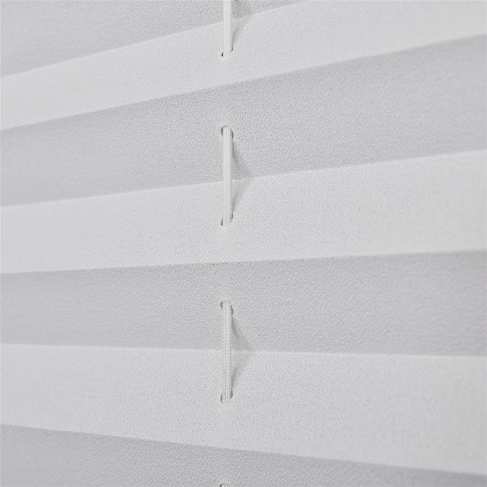 Plisse Blind 60x100cm White Pleated Blind