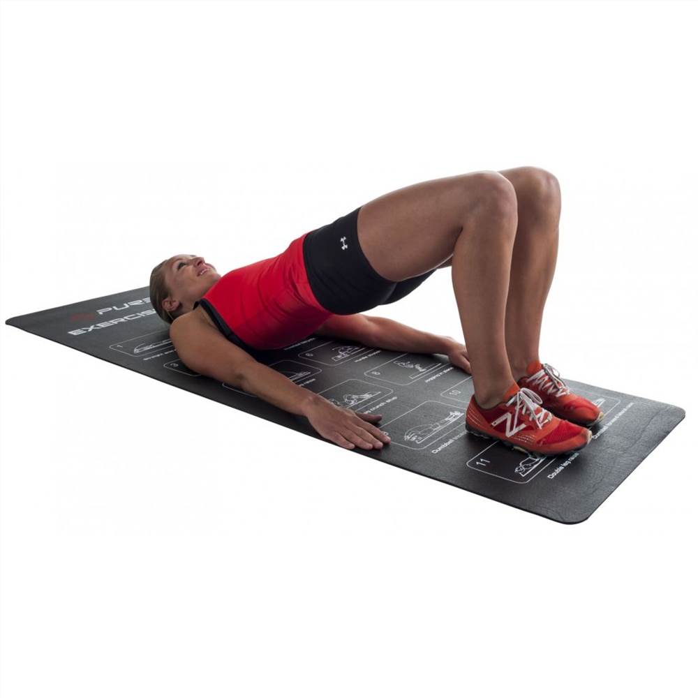 Pure2Improve Exercise Mat 182x61 cm Black P2I200060
