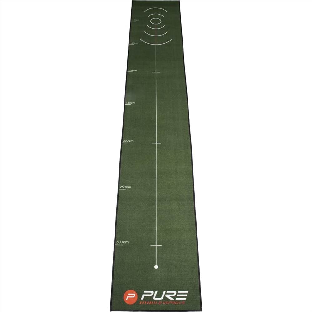 Pure2Improve Golf Putting Mat 400x66 cm