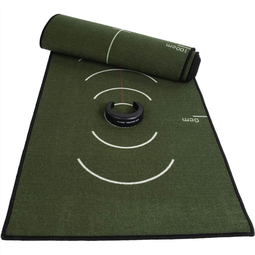 Pure2Improve Golf Putting Mat 400x66 cm