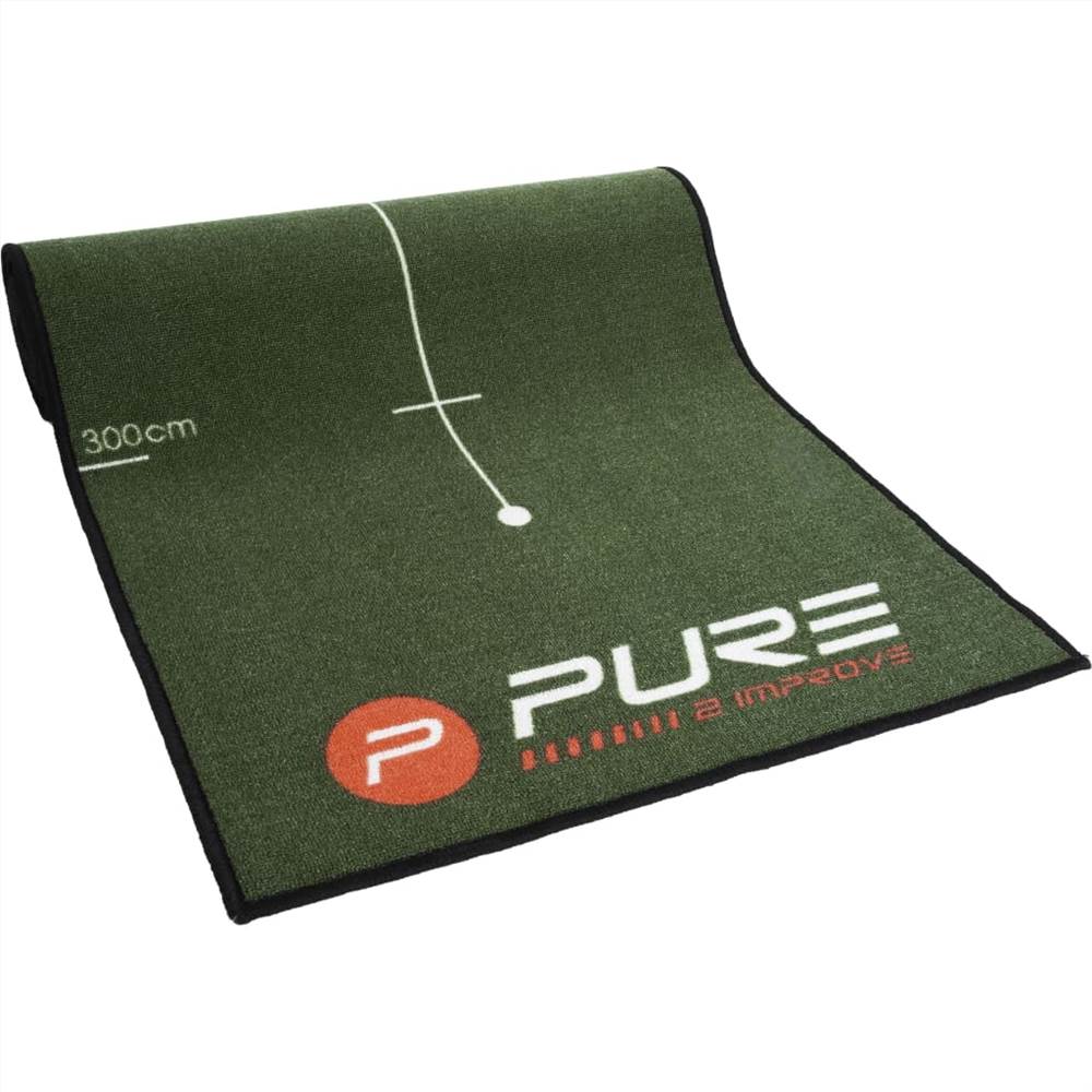 Pure2Improve Golf Putting Mat 400x66 cm
