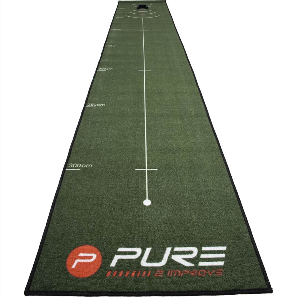 Pure2Improve Golf Putting Mat 400x66 cm
